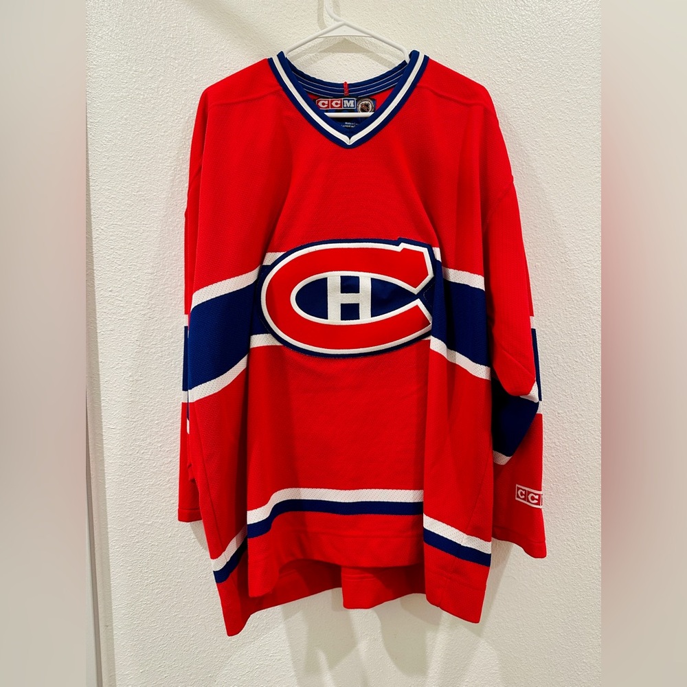 SOLD - Vintage 1990s Montreal Canadiens CCM Officially Licensed NHL Jersey
